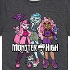 Boys' - Monster High - Group With Pets Short Sleeve Graphic T-Shirt - 2 of 4