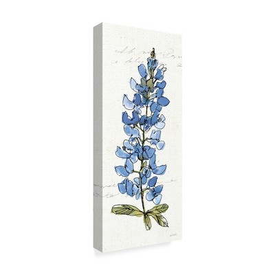 Trademark Fine Art -Anne Tavoletti 'Texas Bluebonnet Iii' Canvas Art