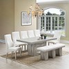 Kings Brand Furniture Bierce Tufted Upholstered Fabric Dining Room Chairs, Set of 2 - 3 of 3