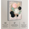 Art Remedy Spheres with Gold Contemporary Shapes Abstract Wall Art Framed - 3 of 4