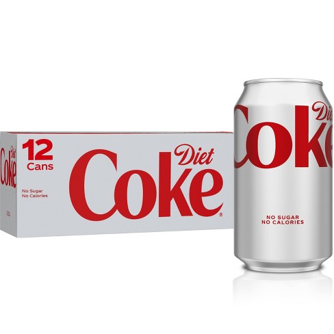 Diet Coke Soda Pop, 12 fl oz, 12 Pack Cans