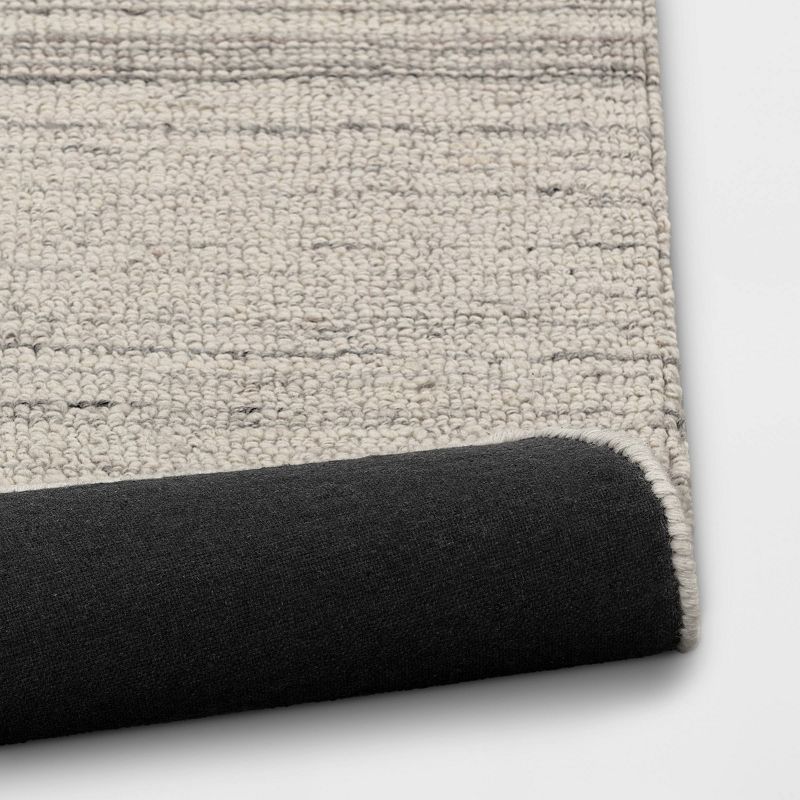 Linen/Wool Loom Carpet Area Rug Natural - Threshold™, 4 of 8