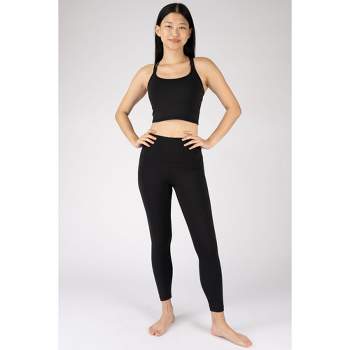 90 Degree By Reflex Womens Laser Embossed Interlink High Impact Cropped Top  - Black - Xx Large : Target