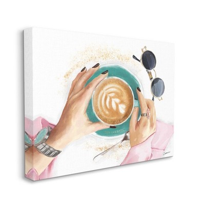 Stupell Industries Glam Latte Art Women's Fashion Accessories