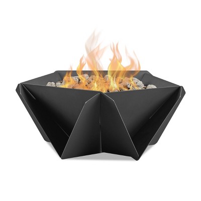 Hartsel Propane Fire Bowl - Weathered Slate - Real Flame