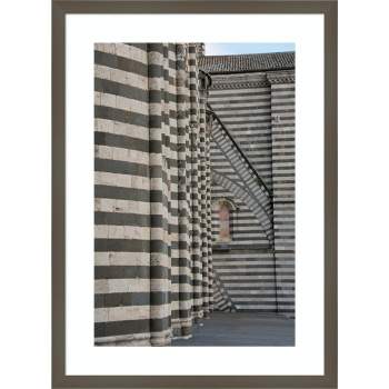 One of The best Gothic buildings in Italy I by Cindy Miller Hopkins Danita Delimont Wood Framed Wall Art Print - Amanti Art