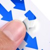 Unique Bargains Directional Sign PVC Adhesive Removable Small Arrow Sticker 300 Pcs - 4 of 4