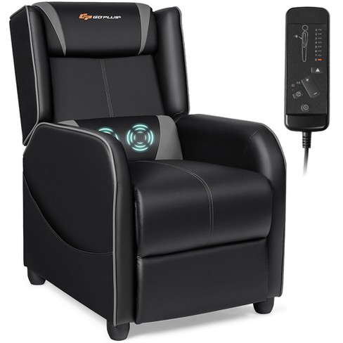 Recliner Lounge Chair for Adult and Elderly, Ergonomic Single Recliner  Sofa, Small Power Recliner Chair with USB Ports, Backrest and Cushion for