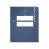 ComplyRight Double-Window Tax Presentation Folder Midnight Blue 50/Pack (FMB32) - 3 of 4