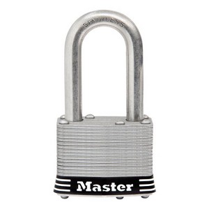 Master Lock - Stainless Steel - 4-Pin Tumbler Marine Padlock - 3.18 in. - 1 of 1