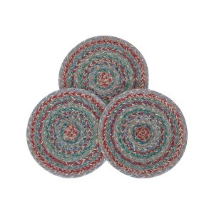 Multi Jute Trivet 8 inch Diameter Set of 3 - 1 of 3