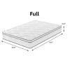 NicBex Full Size 12 Inch Hybrid Mattress with Gel Memory Foam for a Cool Sleep,Medium Firm Mattresses,White - 3 of 4