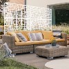 Vynxaria 76" Metal Privacy Screen - Freestanding Decorative Divider for Indoor & Outdoor Use - 4 of 4