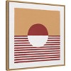 Amanti Art Reflection IV Red Yellow by Moira Hershey Canvas Wall Art Print Framed 22 x 22-in. - 2 of 4