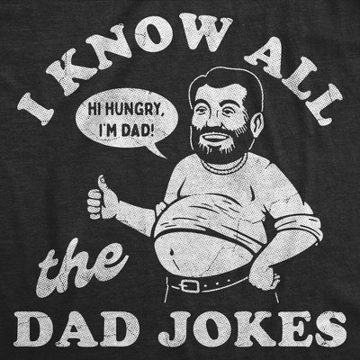 Мужские футболки Crazy Dog T-Shirts, Inc. Mens Funny T Shirts I Know All The Dad Jokes Sarcastic Graphic Novelty Tee For Men - Crazy Dog Men's T Shirt Gift for Dad Black L — фото 2