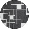 Unique Loom Outdoor Modern Checker Geometric Woven Area Rug - 2 of 4