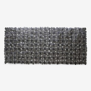 BrylaneHome Extra Long Tub Mat With River Stones Design - 1 of 4