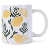 Elanze Designs World's Best MOM Lemons Yellow 11 Ounce Stoneware Coffee Mug - 2 of 2