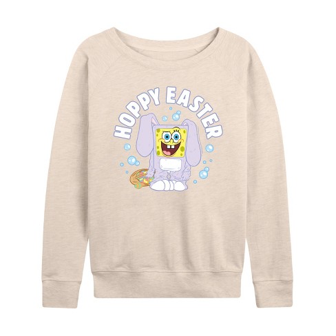 Women's - SpongeBob Squarepants - Hoppy Easter Lightweight French Terry Slouchy - image 1 of 4