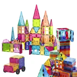 Contixo ST1 -Kids Toy Magnet Tiles -150 PCS 3D Building Blocks STEM Construction