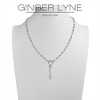 Ginger Lyne Paperclip Chain Charm Holder Necklace with Princess Charm for Women Stainless Steel 18-20" Adjustable - 3 of 4