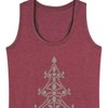Women's - Instant Message - Christmas Jewel & Sparkle Tree Graphic Racerback Tank - 2 of 4