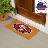 EvergreenNFLSan Francisco 49ers Logo Natural Coir 28 x 16 Inches Indoor Outdoor Doormat - 2 of 4