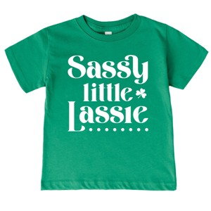 The Juniper Shop Sassy Little Lassie Classy Toddler Short Sleeve Tee - 1 of 4