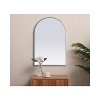 Elegant Lighting Metal Frame Arch Mirror 24x36 Inch in Silver - 4 of 4