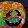 Christmas Prismatic Iridescent Pumpkin Candy Box 9", LED lights - 3 of 4