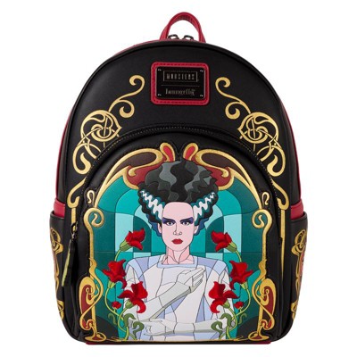 Loungefly Universal Monsters - Bride Of Frankenstein Stained Glass Mini Backpack