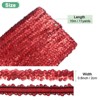 Unique Bargains Elastic PVC Material DIY Sewing Flat Sequin Trim 1 Pc - 3 of 4
