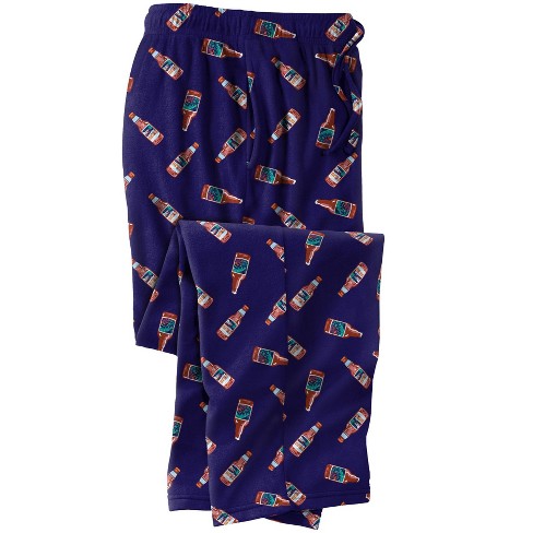 Kingsize Men's Big & Tall Lightweight Cotton Jersey Pajama Pants - Big -  6xl, Bottles Blue : Target