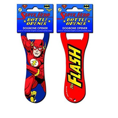 Adventure Trading Inc DC Comics The Flash Pop Art Dogbone Bottle Opener