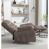 DOMETOUR Single Recliner Chair for Living Room, Manual Reclining Sofa with Breathable Fabric - 2 of 3