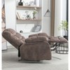 DOMETOUR Single Recliner Chair for Living Room, Manual Reclining Sofa with Breathable Fabric - image 2 of 3