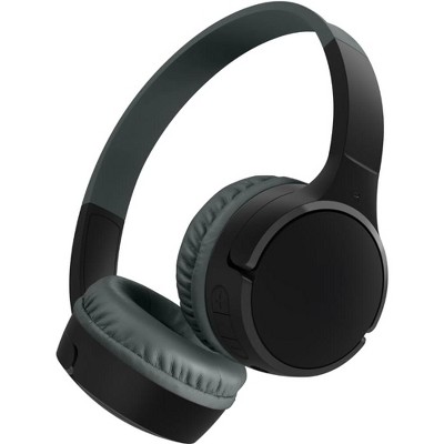 Belkin SoundForm Mini Kids Bluetooth Over-Ear Headphones, Built-in Microphone, Black, AUD001BTBKV3