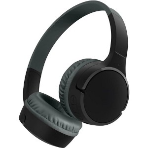 Belkin SoundForm Mini Kids Bluetooth Over-Ear Headphones, Built-in Microphone, Black, AUD001BTBKV3 - 1 of 4