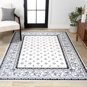 JONATHAN Y Acanthus French Border Area Rug - 1 of 4