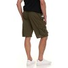 Canada Weather Gear Men’s Belted Cargo Shorts – Lightweight Cotton Stretch Fabric, Classic Fit with Multiple Pockets - 3 of 4
