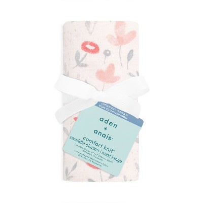 Image of aden + anais Comfort Knit Swaddle Blanket Perennial