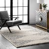 Nuloom Scarlette Abstract Diamond Shag Indoor Area Rug - 2 of 4