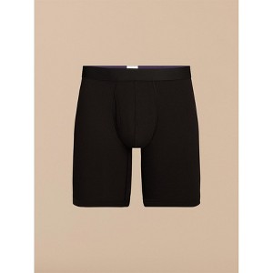 Men MeUndies UltraModal™ Core Long Boxer Brief w/ Fly | Black - 1 of 4