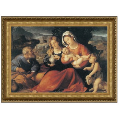 Design Toscano Holy Family with the Young Saint John and Mary Magdalene: Large