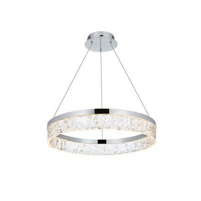 Elegant Lighting Linden 1 - Light Chandelier in  Chrome
