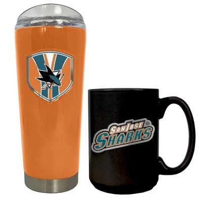 NHL San Jose Sharks Roadie Tumbler and Mug Set