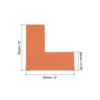 Unique Bargains L Shaped Floor Office Table Top Location Marking Corner 25 Pcs - 2 of 4