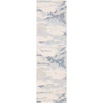 ivory/blue