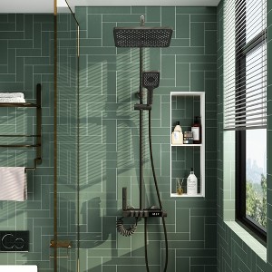 FUFU&GAGA Complete Bathroom Shower System:LED Display,Multi - Function with Multiple Spray Modes - 1 of 4