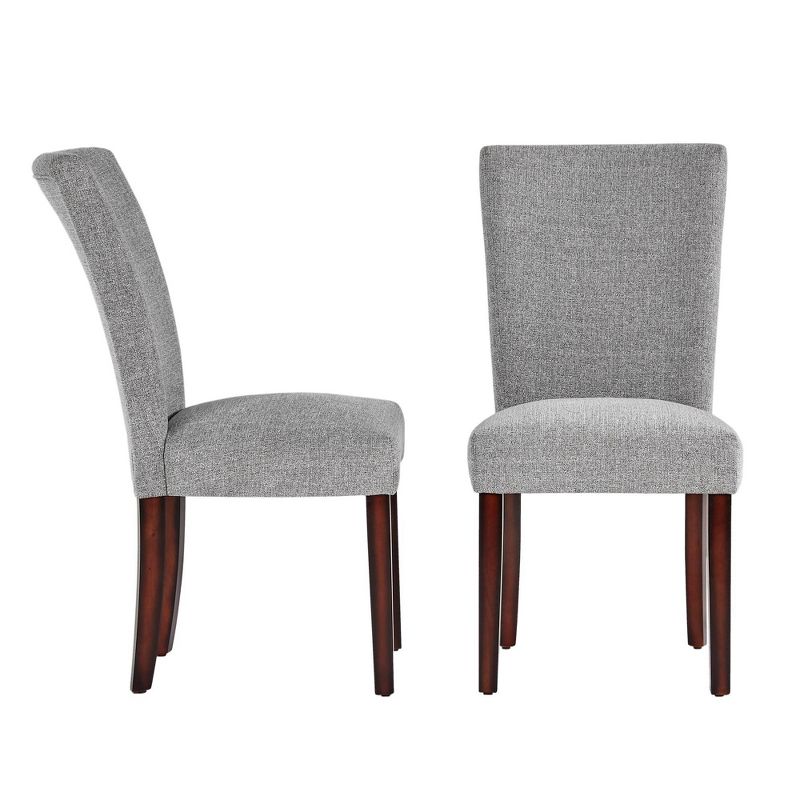 Set of 2 Quinby Upholstered Parson Dining Chairs - Inspire Q, 3 of 7